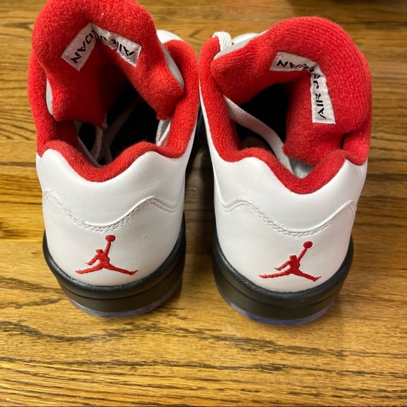 NEW Nike Men\'s SIZE 7 Air Jordan V 5 Low Golf Fire Red White Black Athletic main image 5